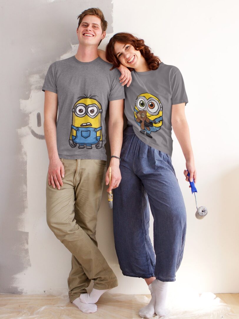 Cute Minion Couple T-Shirt