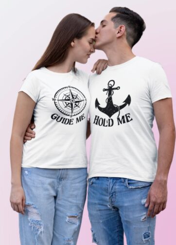 Hold Me Guide Me Couple T-Shirt